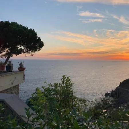 Alloggio Vista Mare Macrescia Riomaggiore Buitenkant foto